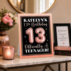13th Birthday Girl Personalized 14